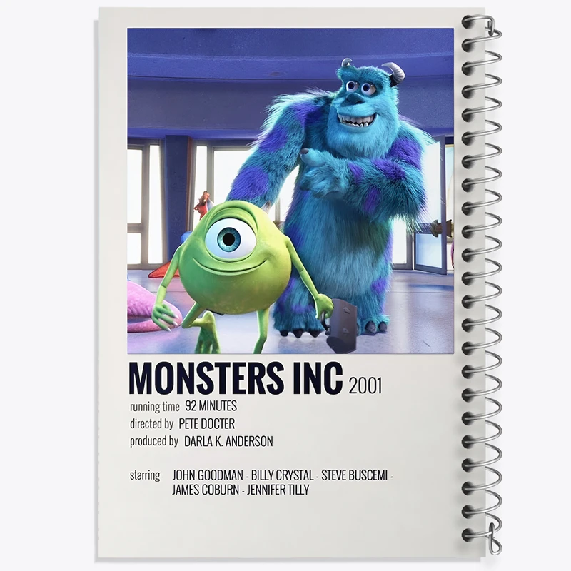 دفتر مشق 50 برگ خندالو طرح کارخانه هیولا ها (Monsters, Inc) کد F13263