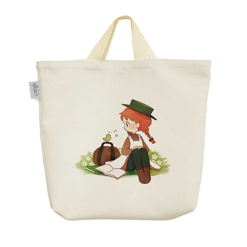 ساک خرید خندالو مدل آنشرلی (Anne Shirley) کد H2509