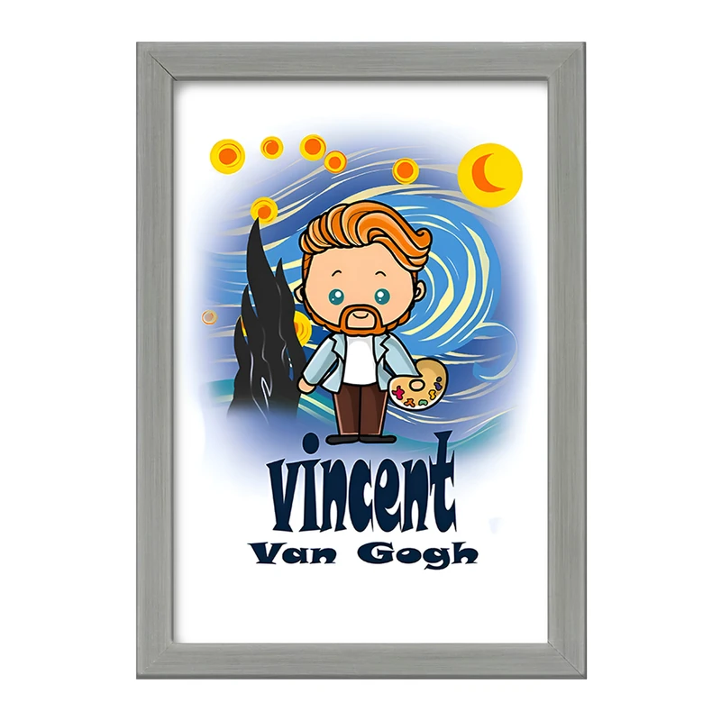 تابلو خندالو طرح ونسان ونگوگ کد F12694