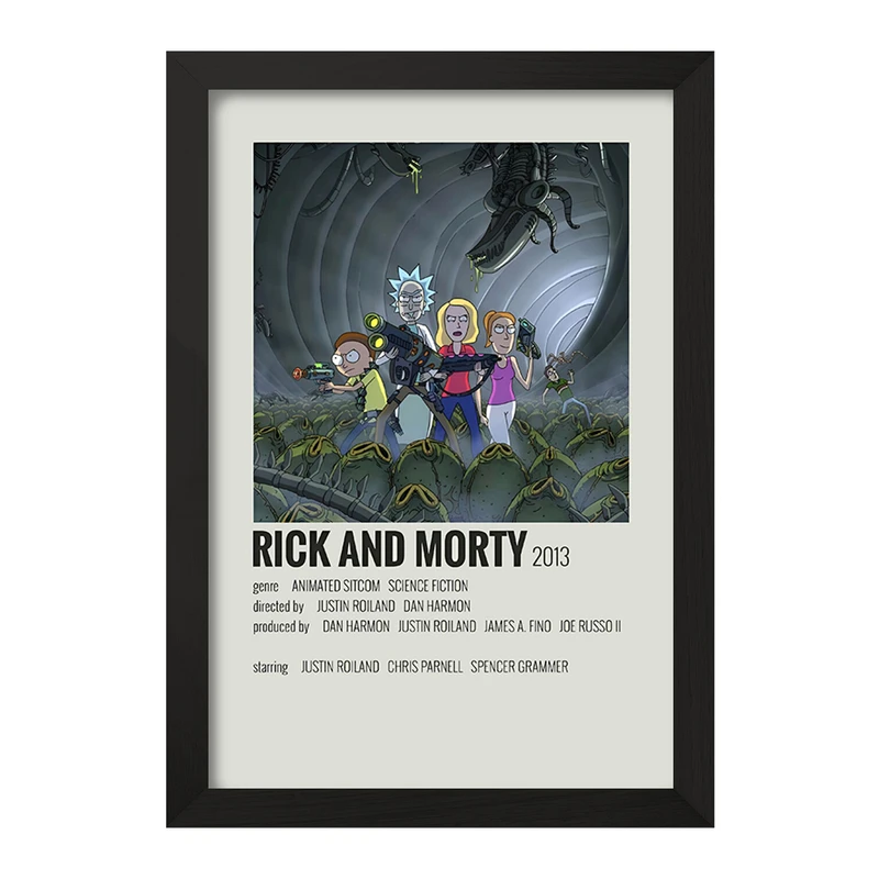 تابلو خندالو طرح ریک و مورتی (Rick and Morty) کد F13108