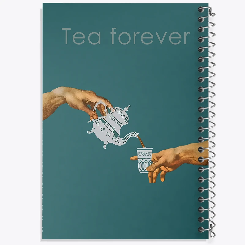 دفتر مشق 50 برگ خندالو طرح چای کد F10432