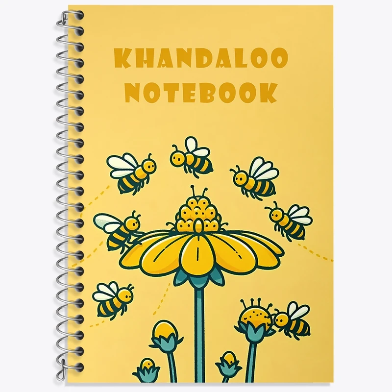 دفتر لغت 50 برگ خندالو طرح زنبورهای بامزه کد N8455