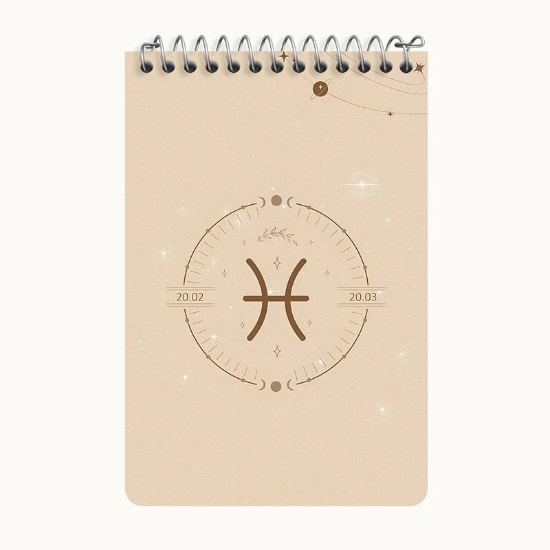 دفتر یادداشت 50 برگ خندالو طرح ماه تولد اسفند کد F10889