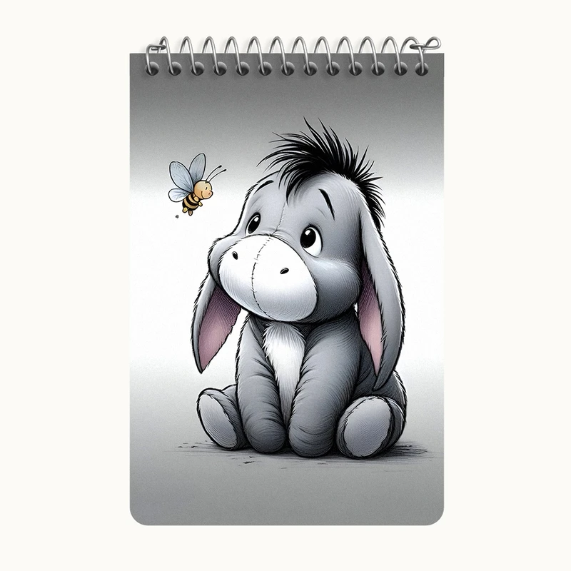 دفتر یادداشت 50 برگ خندالو طرح ایور خرس پو کد F4510