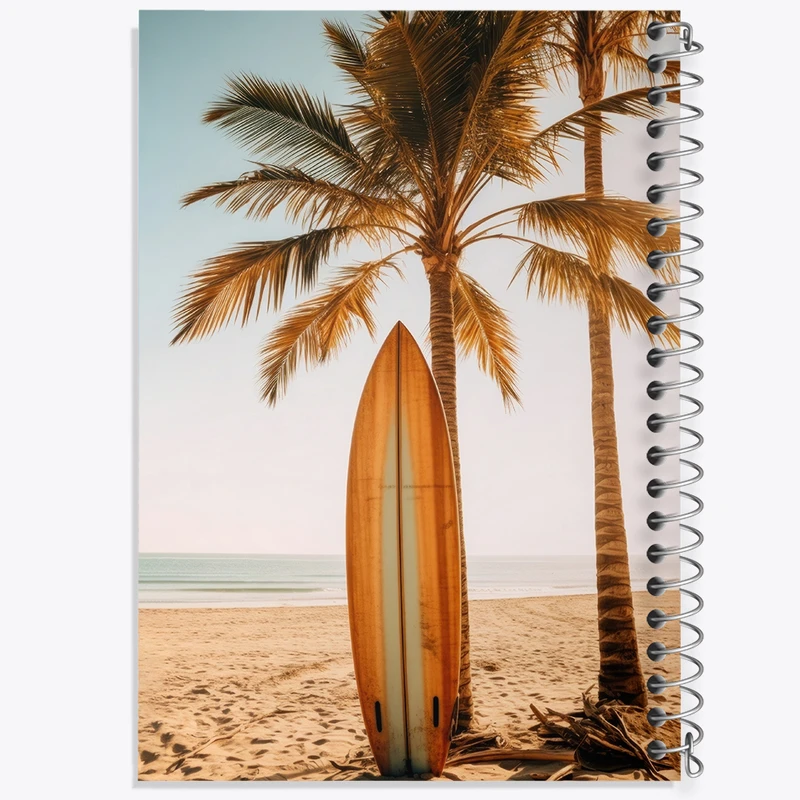 دفتر مشق 100 برگ خندالو طرح ساحل دریا کد F3564