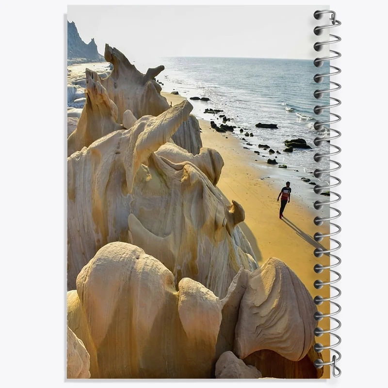 دفتر طراحی 50 برگ خندالو طرح دریا کد F1582