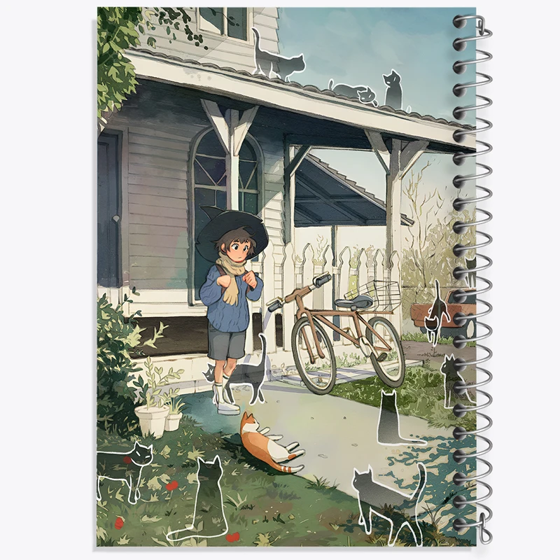 دفتر مشق 100 برگ خندالو طرح دخترانه کد N8001