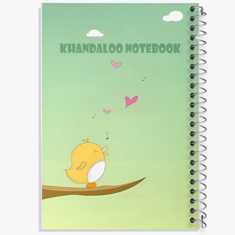 دفتر مشق 50 برگ خندالو طرح پرنده خوش صدا کد N7396