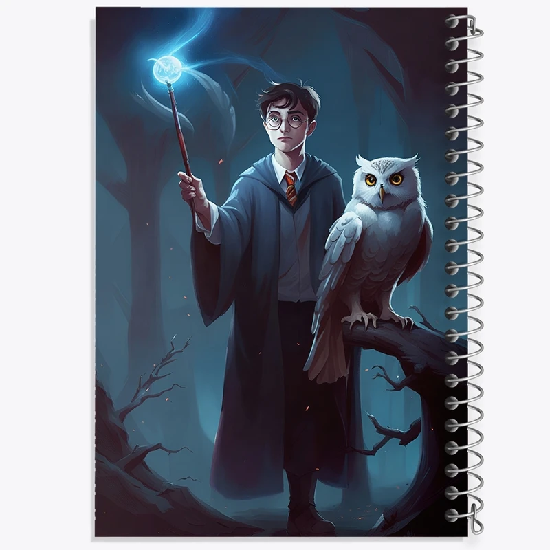 دفتر طراحی 50 برگ خندالو طرح هری پاتر (Harry Potter) کد F2456