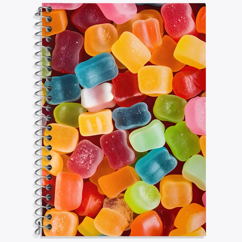 دفتر نت موسیقی 50 برگ خندالو طرح پاستیلی کد N7609