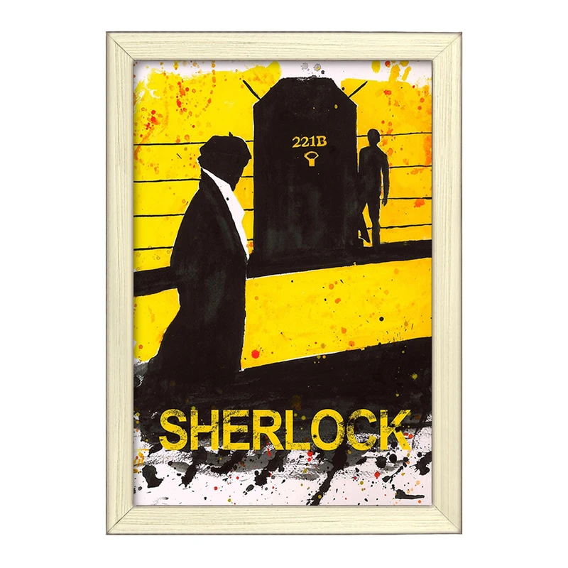 تابلو خندالو طرح شرلوک هولمز (Sherlock Holmes) کد F11363