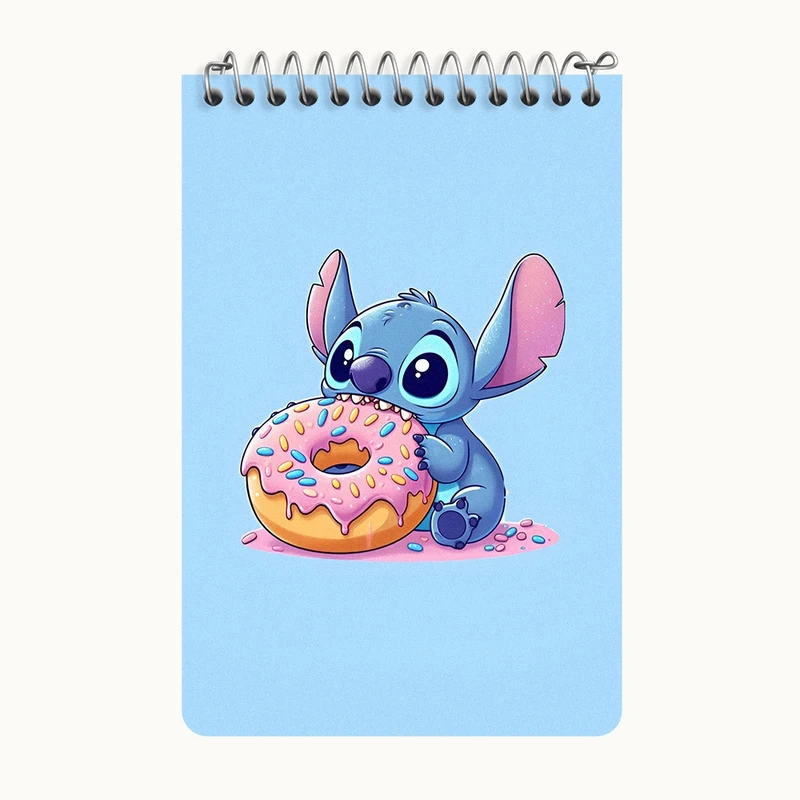 دفتر یادداشت 50 برگ خندالو طرح استیچ کد F3332