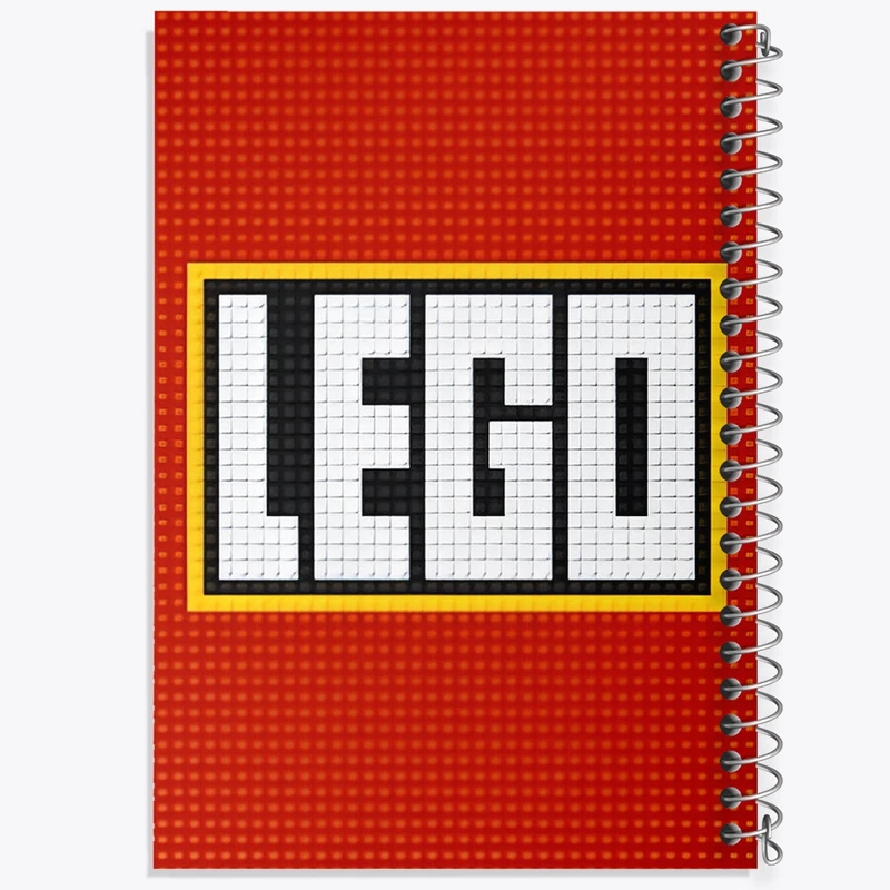 دفتر ژورنال نویسی 50 برگ خندالو مدل نقطه ای طرح لگو (Lego) کد F10174
