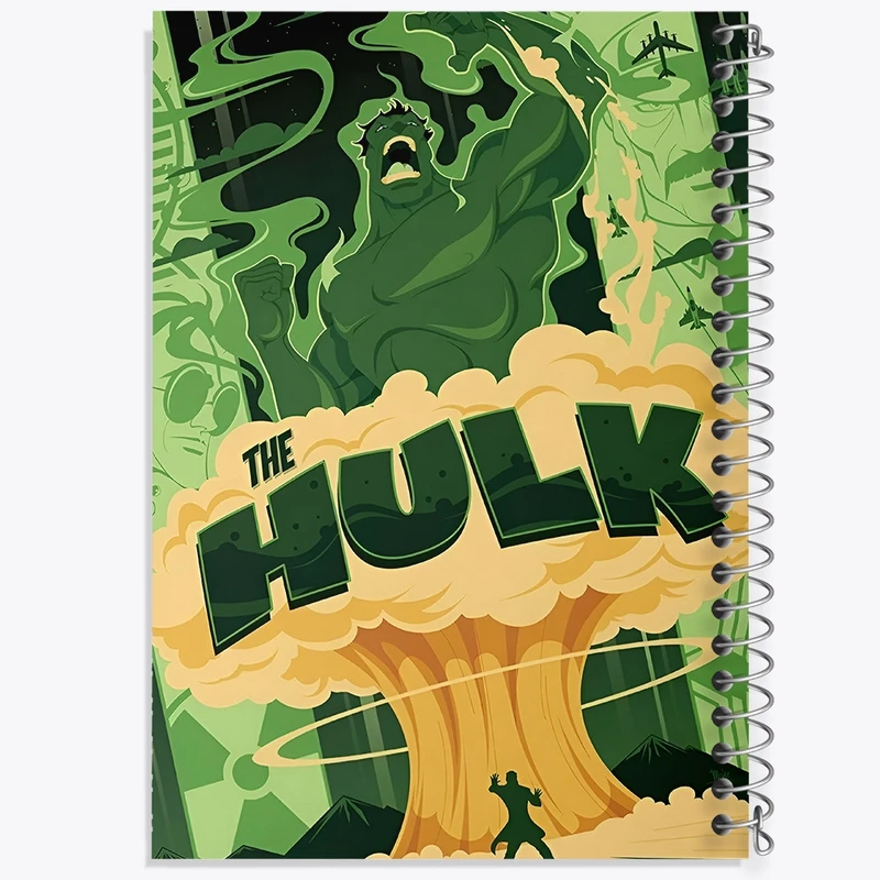 دفتر لیست خرید 50 برگ خندالو طرح هالک کد F3956