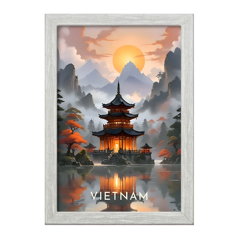 تابلو خندالو طرح ویتنام (Vietnam) کد F6368