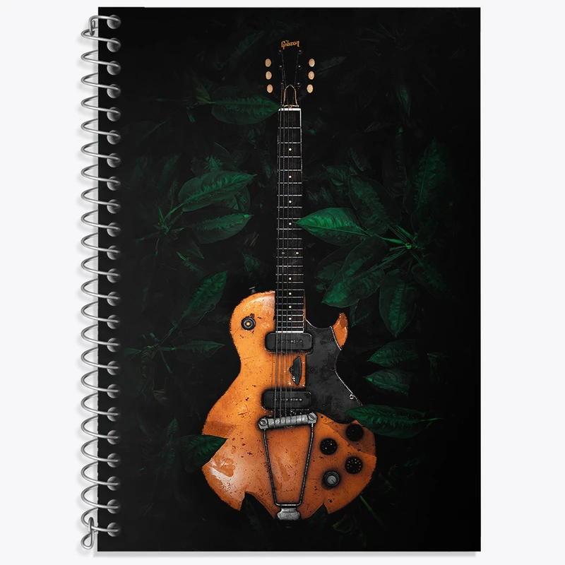 دفتر نت موسیقی 50 برگ خندالو طرح گیتار الکتریک (Electric guitar) کد N8066