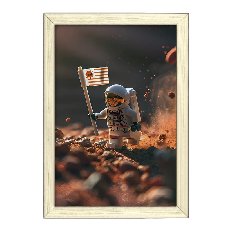 تابلو خندالو طرح لگو فضانورد (Lego) کد F6559