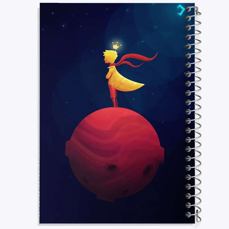 دفتر طراحی 50 برگ خندالو طرح شازده کوچولو کد 25792