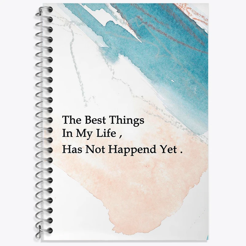 دفتر زبان دوخط 50 برگ خندالو طرح انگیزشی کد F11412