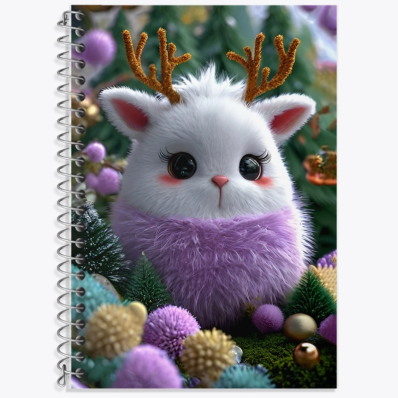 دفتر نت موسیقی 50 برگ خندالو طرح گوزن بامزه کد F12798