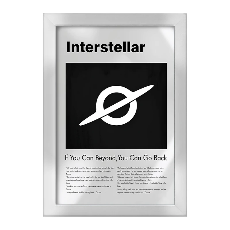 تابلو خندالو طرح میان ستاره ای (Interstellar) کد F13816