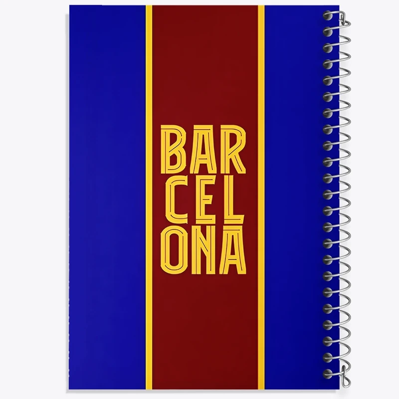 دفتر لیست خرید 50 برگ خندالو طرح بارسلونا (Barcelona) کد F14359