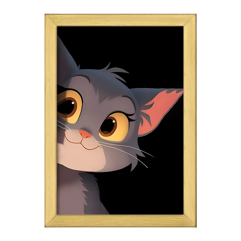 تابلو خندالو طرح گربه کد F12020