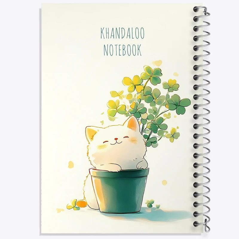 دفتر لیست خرید 50 برگ خندالو طرح پیشی کیوت کد N9397