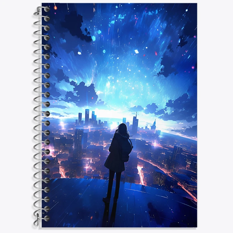 دفتر لغت 50 برگ خندالو طرح دختر تنها کد F9342