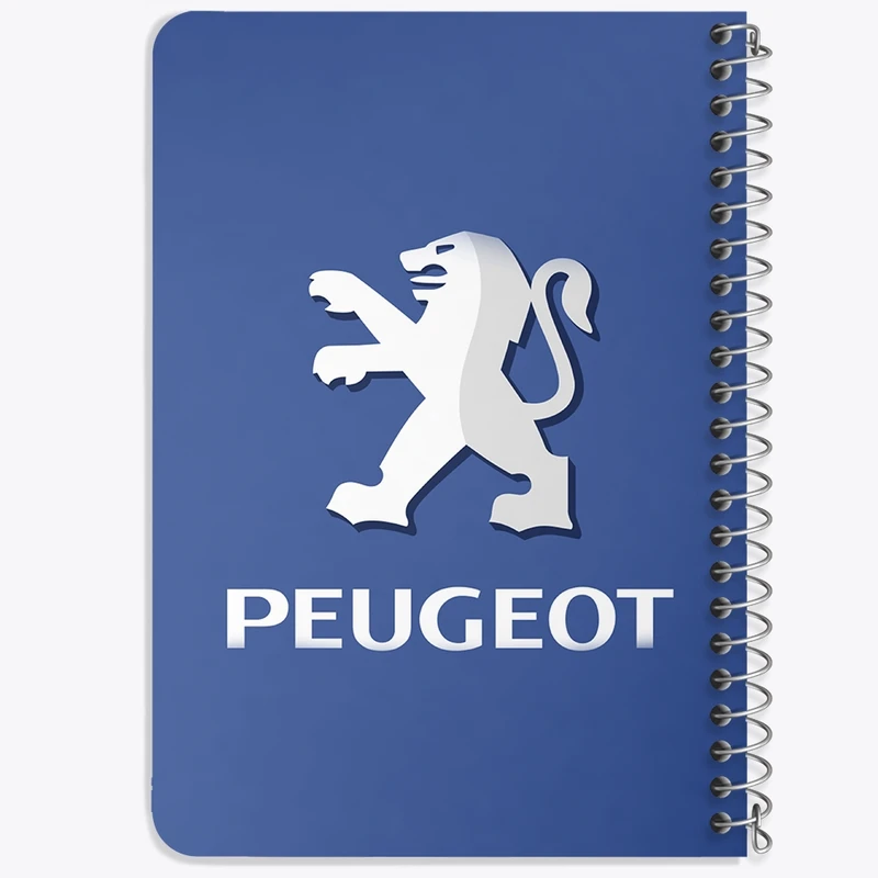 دفتر یادداشت 50 برگ خندالو طرح پژو Peugeot  کد 23654
