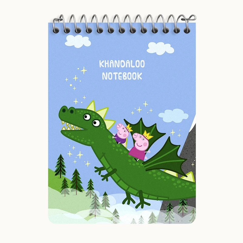 دفتر یادداشت 50 برگ خندالو طرح انیمیشن پپا پیگ (Peppa Pig) کد N9256