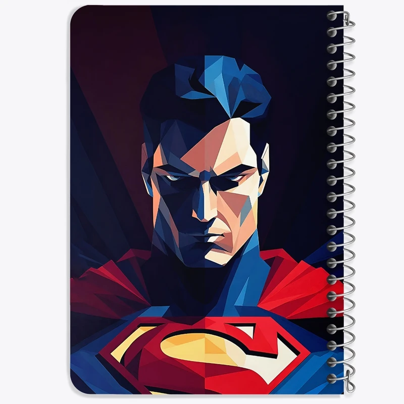 دفتر یادداشت 50 برگ خندالو طرح سوپرمن (Superman) کد F4628