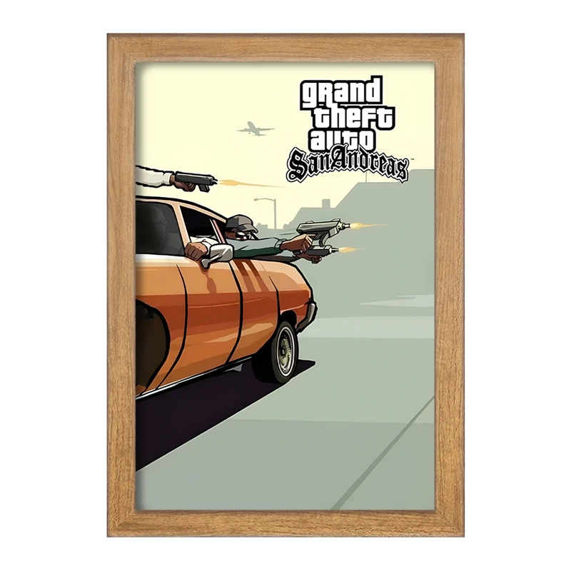 تابلو خندالو طرح جی تی ای (GTA) کد F13535