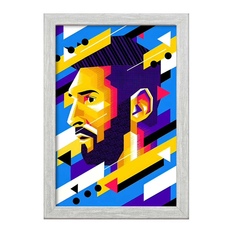 تابلو خندالو طرح لیونل مسی کد F4614