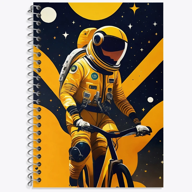 دفتر لغت 50 برگ خندالو طرح فضانورد کد F4579