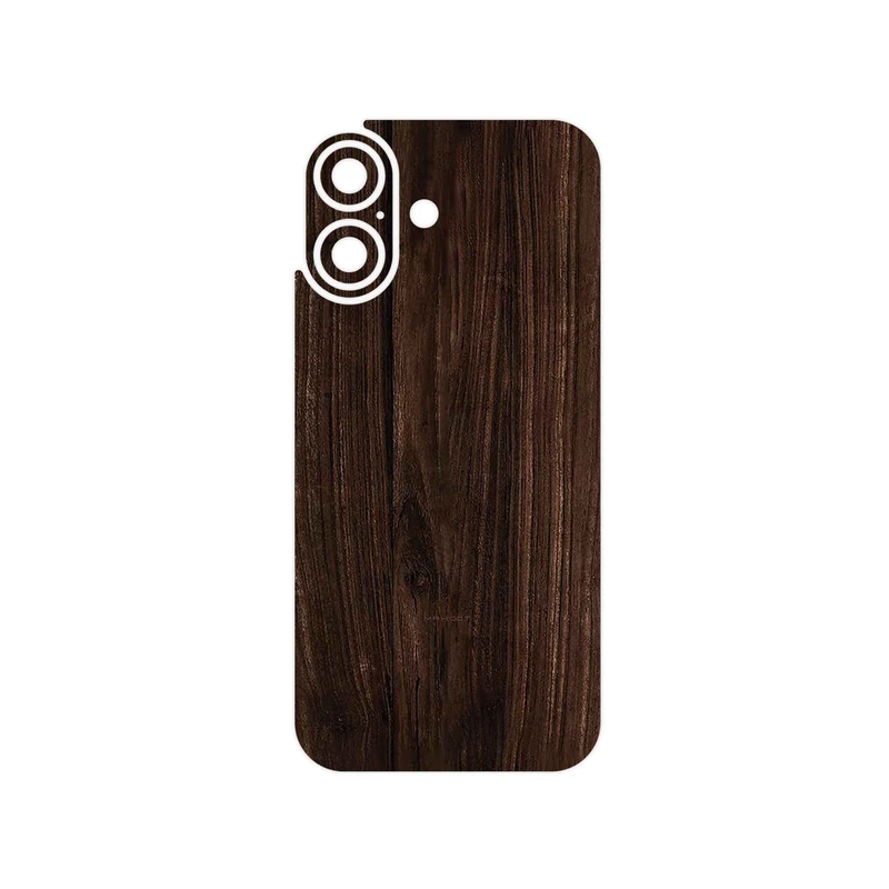برچسب پوششی ماهوت مدل Dark_Walnut_Wood مناسب برای گوشی موبایل اپل iPhone 17
