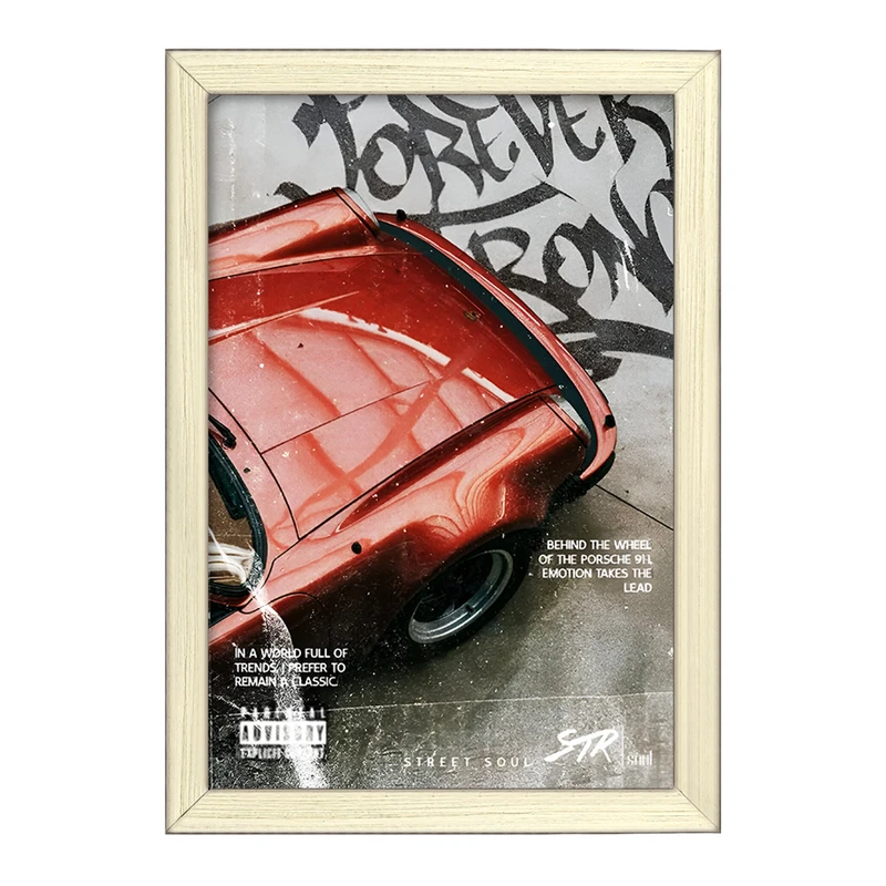 تابلو خندالو طرح پورشه (Porsche) کد F13522