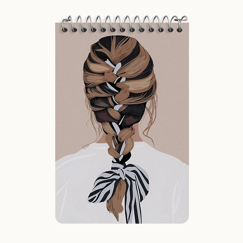 دفتر یادداشت 50 برگ خندالو طرح دخترانه کد F3780