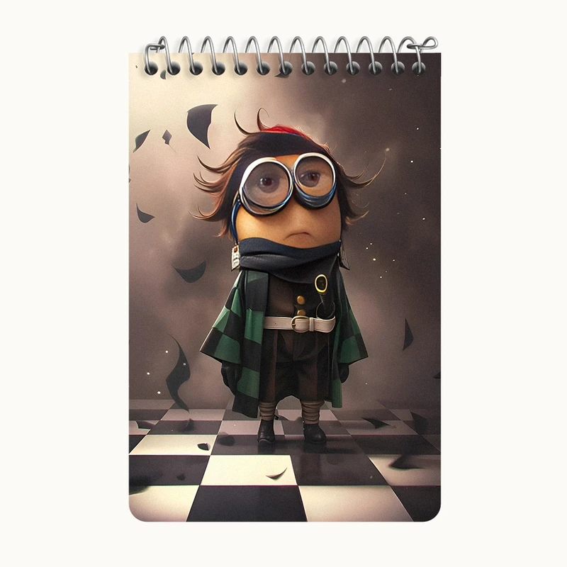 دفتر یادداشت 50 برگ خندالو طرح مینیون ها (Minions) کد F11560