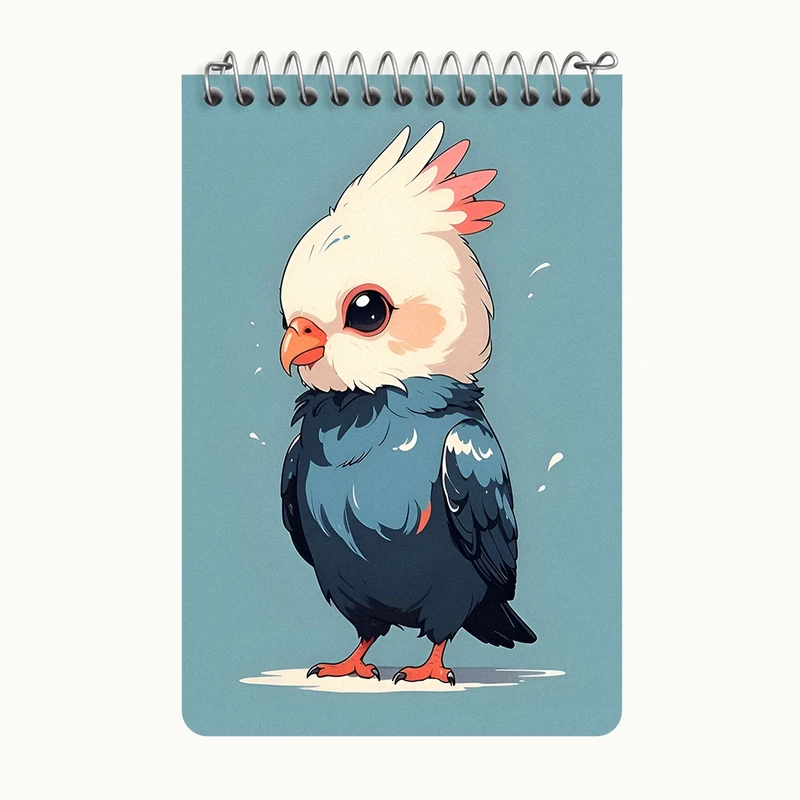 دفتر یادداشت 50 برگ خندالو طرح عروس هلندی کد F11842