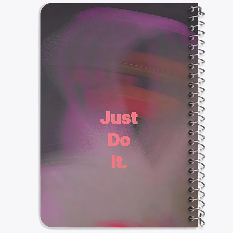 دفتر یادداشت 50 برگ خندالو طرح Just Do It کد F4067