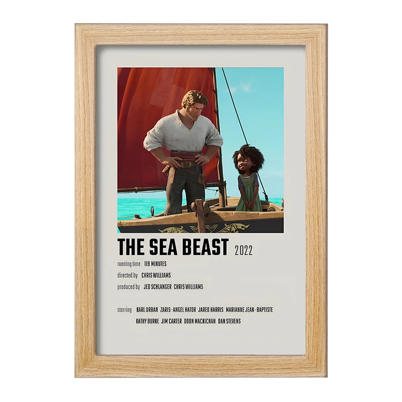 تابلو خندالو طرح هیولای دریا (The Sea Beast) کد F13271