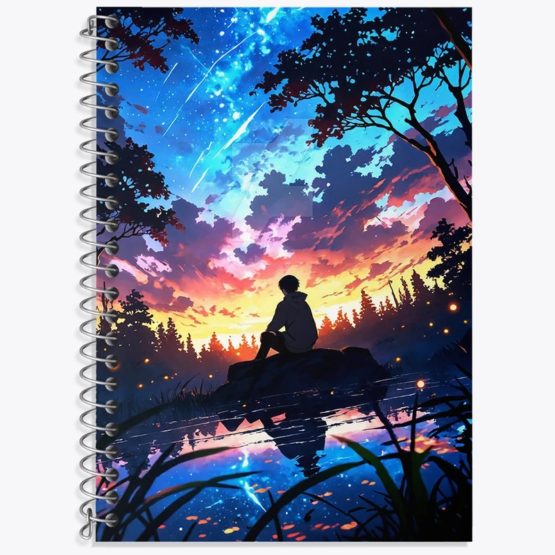 دفتر لغت 50 برگ خندالو طرح پسر تنها کد F3003