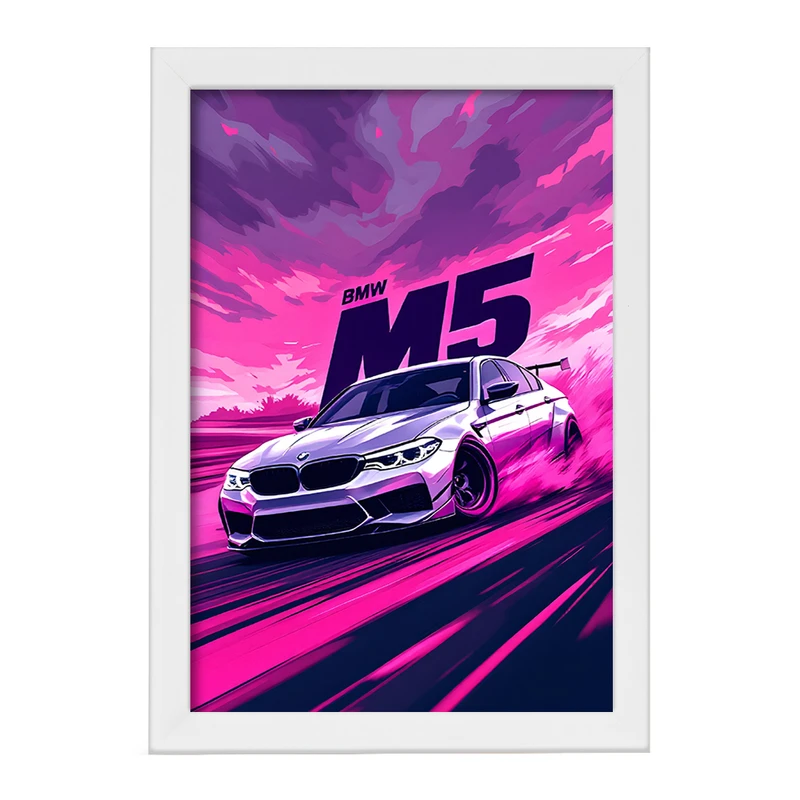 تابلو خندالو طرح بی ام دبلیو (BMW M5) کد F13740