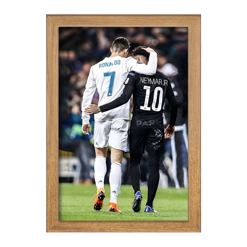 تابلو خندالو طرح کریستیانو رونالدو و نیمار کد F14266