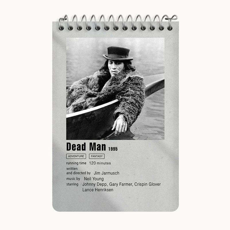 دفتر یادداشت 50 برگ خندالو طرح مرد مرده (Dead Man) کد F11300