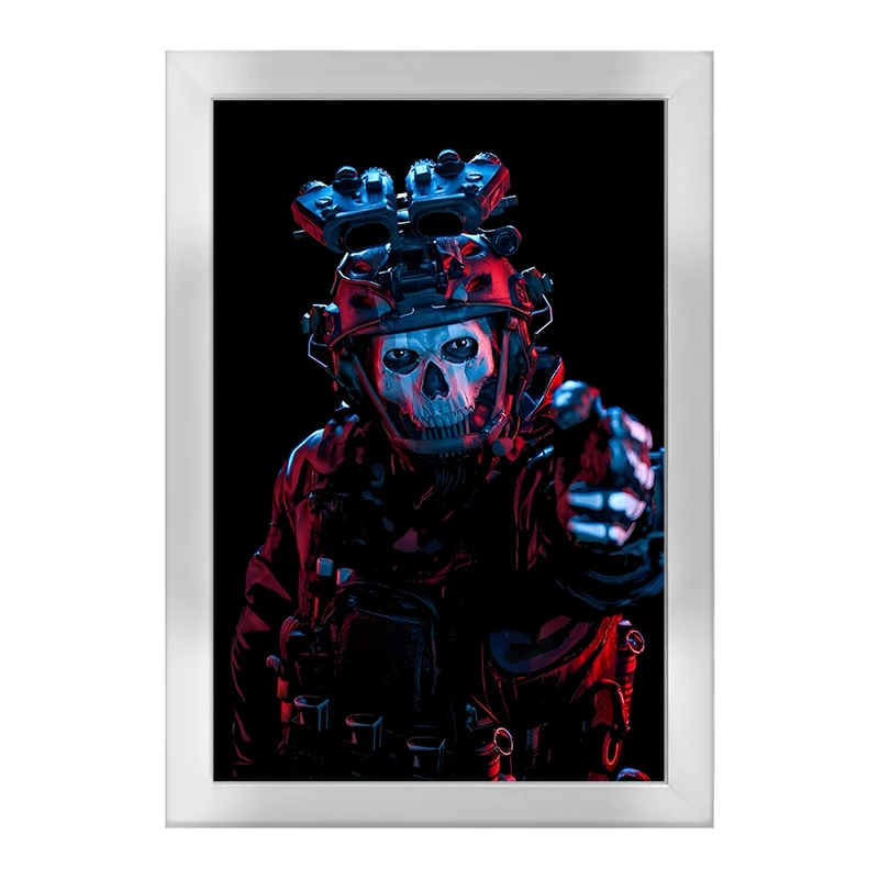 تابلو خندالو طرح گوست کال آف دیوتی (Call of Duty) کد F5409