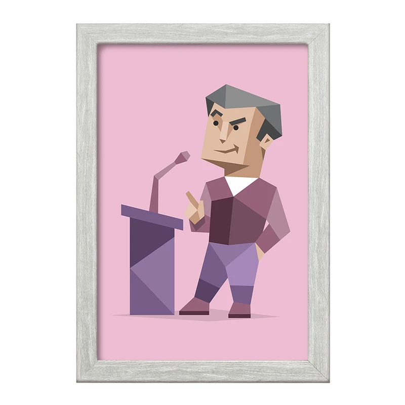 تابلو خندالو طرح تایپ شخصیتی مبلغ ENTP  کد 7704