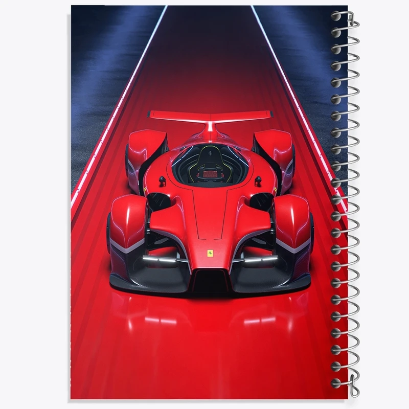 دفتر طراحی 50 برگ خندالو طرح ماشین فراری کد F1003