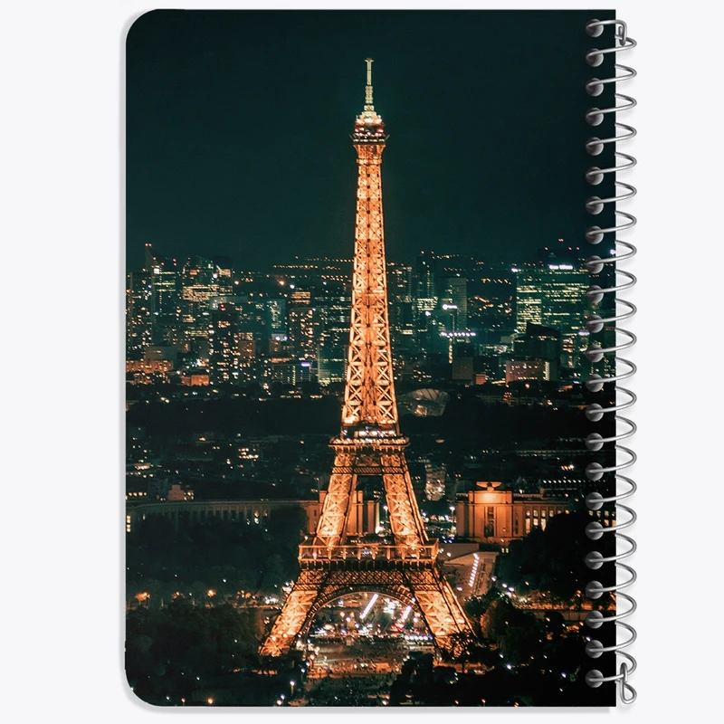 دفتر یادداشت 50 برگ خندالو طرح برج ایفل  کد 20745